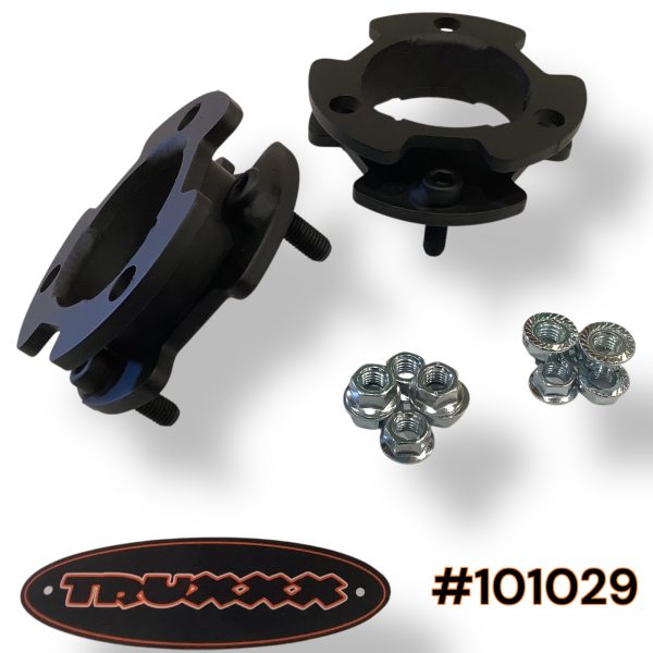 101029.jpeg Truxxx 101029 2.0-inch front leveling kit for 2024-2026 Ford Ranger XL, XLT, and Lariat, featuring steel spacers and high-tensile hardware.