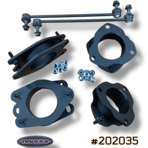 Product photo of #202035 2.0" front & 2.0" rear lift kit with sway bar links for 2016-22 Pilot & 2019-25 Passport.