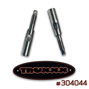 Truxxx 304044 rear shock shaft extensions for 2016-2026 Hyundai Tucson and 2017-2026 Kia Sportage - Pair of high-strength steel extensions.
