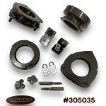 Truxxx 305035 1.75 inch front and 1.5 inch rear lift kit for 2024-2026 Hyundai Santa Fe - complete kit with hardware