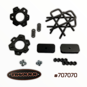 2016-2024 Nissan Titan 2.0" Front & 1" Rear Lift Kit - 4x4 & 4x2 #707070