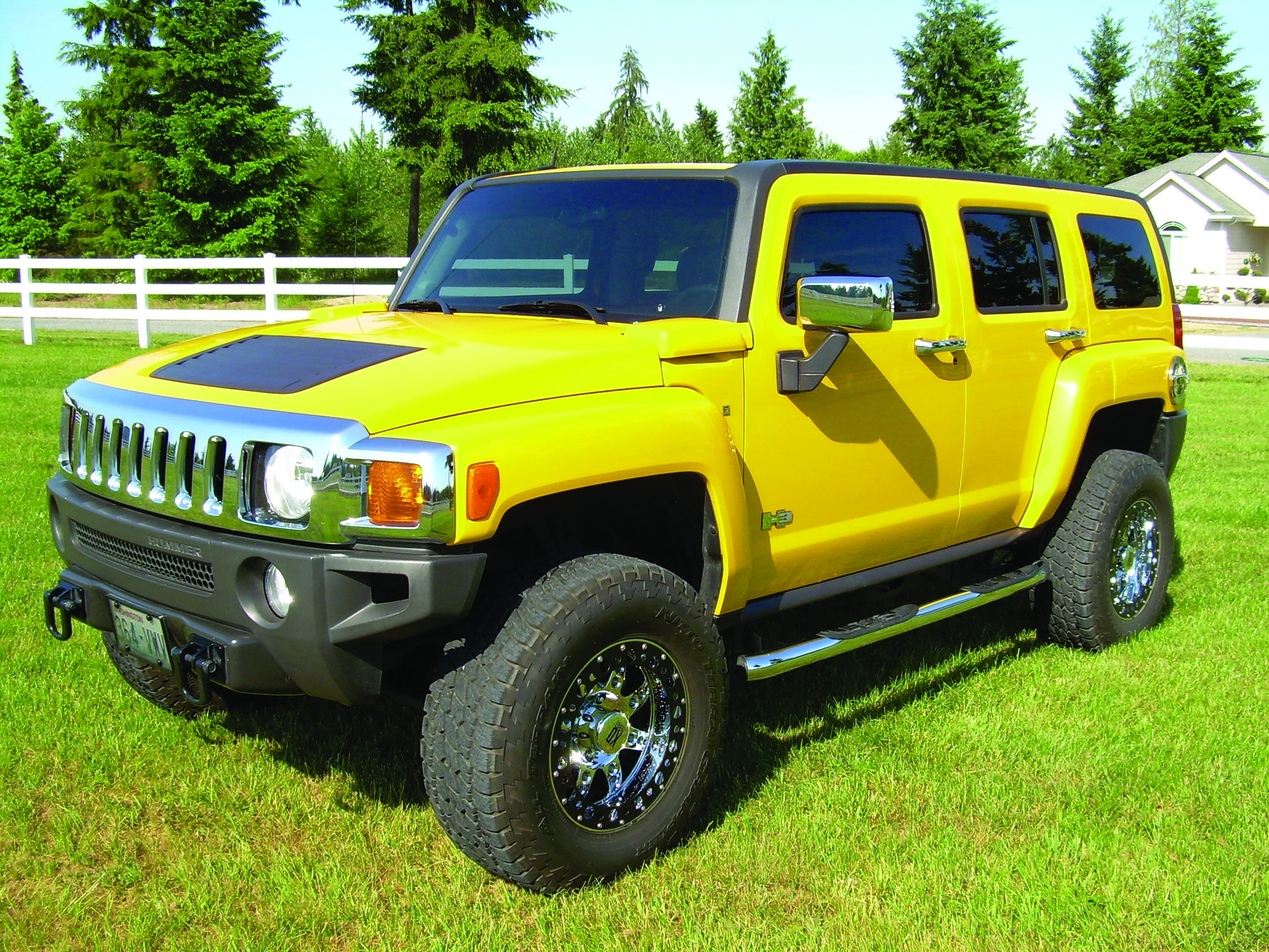 Lot de 2 vérins de capot compatible avec Hummer H3 - Modèles de 2006 à 2010
