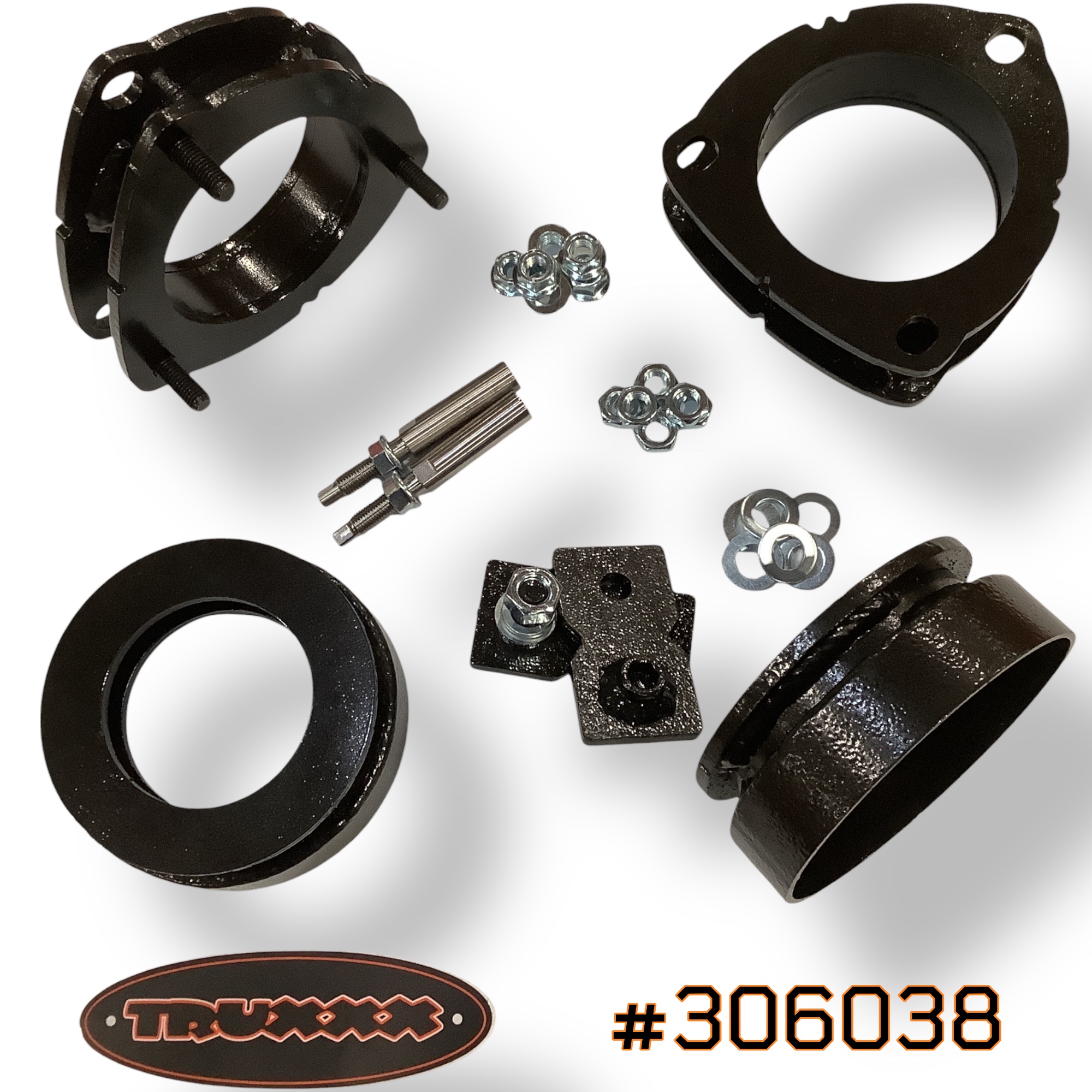 2027 Kia Telluride Hybrid X-Line 2.0″ Front Lift Kit and 1.5″ Rear Lift Kit with Shock Shaft Extensions #306038
